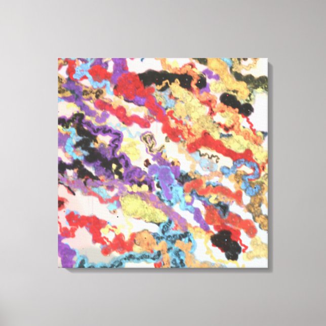 Impressão Em Tela Acrylic contemporary Painting  (Frente)