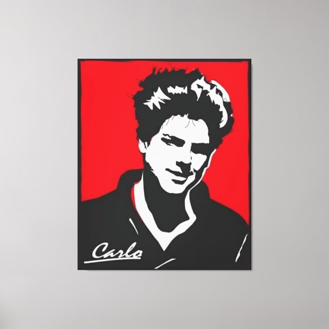 Impressão Em Tela Acutis Carlo Acutis, Beato Carlo, Abençoado Carlo (Frente)