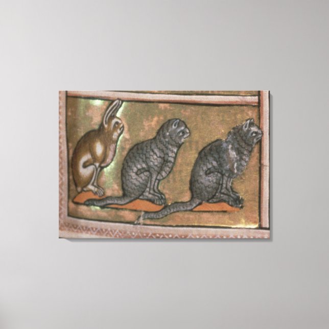 Impressão Em Tela Adão nomeando os animais, de North Midlands (Frente)