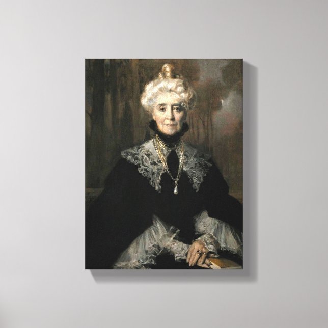 Impressão Em Tela Adeline M. Noble (Frente)