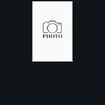 Impressão Em Tela Adicionar Elegante Moderno de Casamento de Fotos P<br><div class="desc">Você pode personalizá-lo com sua foto,  logotipo ou texto. Você pode colocá-los como quiser na página de personalização. Moderno,  único,  simples ou pessoal,  é sua escolha.</div>