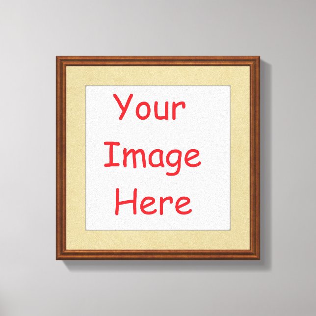 Impressão Em Tela Adicione a sua imagem personalizada à (Frente)