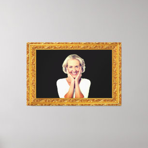 Impressão Em Tela Adicione Seu Retrato, Foto da Família,... Personal