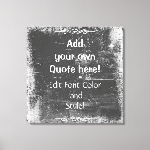 Impressão Em Tela Adicione Sua Própria Cotação! Quadro branco