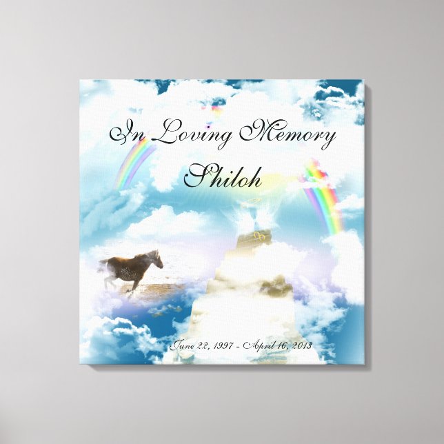 Impressão Em Tela Adicione Sua Simpatia De Perda De Foto Pet Pet (Frente)