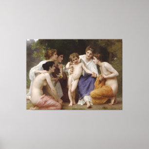 Impressão Em Tela Admiração de Bouguereau (admiração) (1867)
