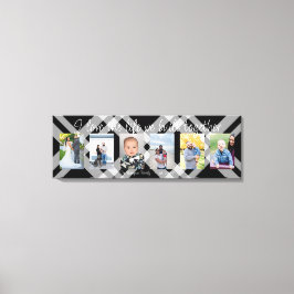 Impressão Em Tela Adoro a vida que construímos juntos 6 xadrezes