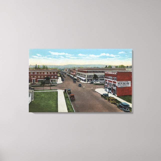 Impressão Em Tela Aerial View of Commerce Avenue (Frente)