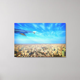 Impressão Em Tela Aeroporto da cidade Jorge Newbery AEP