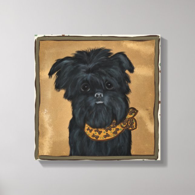 IMPRESSÃO EM TELA AFFENPINSCHER (Frente)