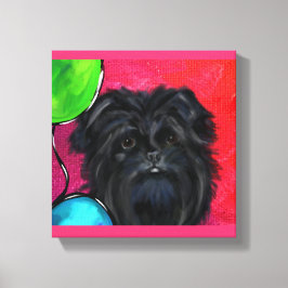 Impressão Em Tela Affenpinscher