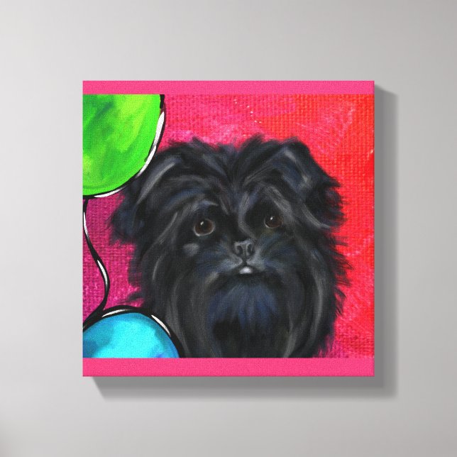 Impressão Em Tela Affenpinscher (Frente)