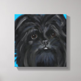 Impressão Em Tela Affenpinscher