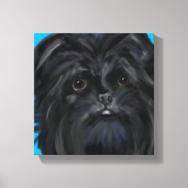 Impressão Em Tela Affenpinscher  (Frente)
