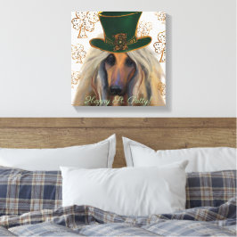 IMPRESSÃO EM TELA AFGHAN HOUND