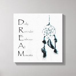 Impressão Em Tela Afirmação poderosa de Detector de Sonhos Inspiraci