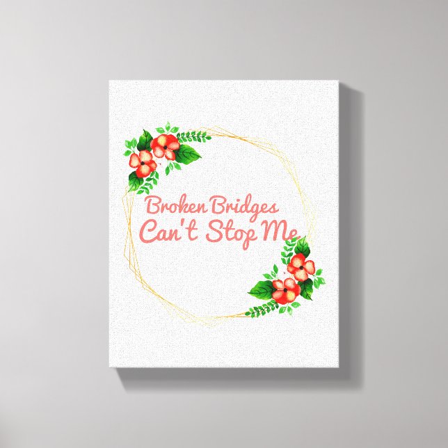 Impressão Em Tela afirmações positivas para o sucesso e a autoassist (Frente)