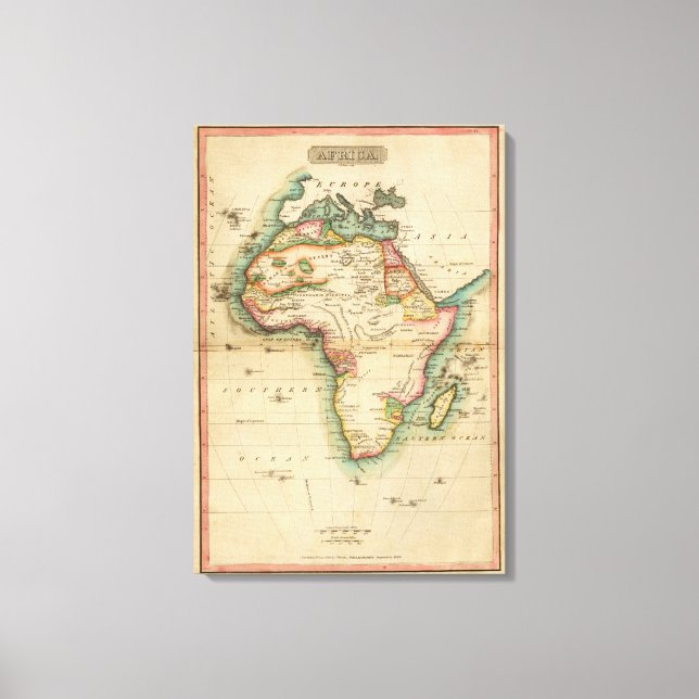 Impressão Em Tela África 48 (Frente)
