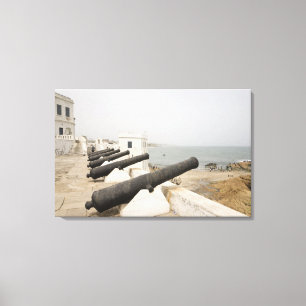Impressão Em Tela África, África Ocidental, Gana, Elmina. Canons g