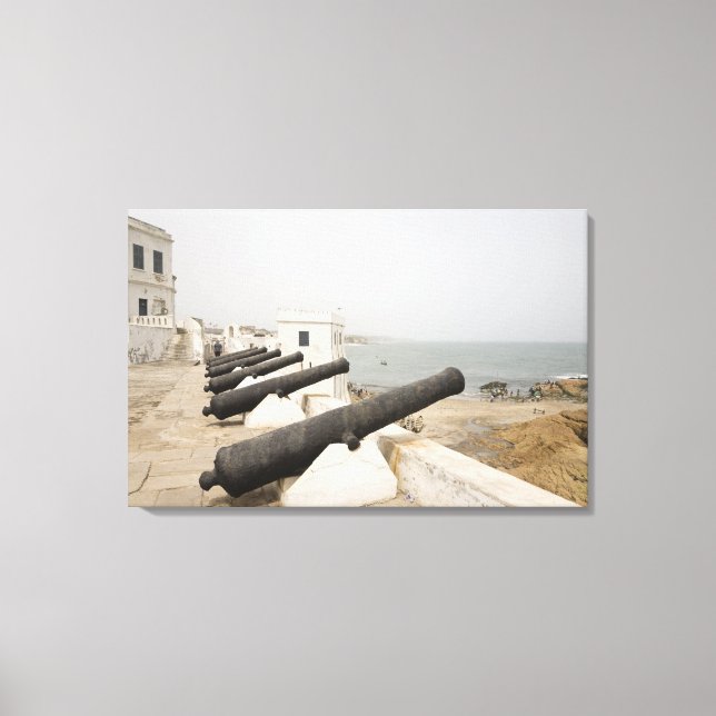 Impressão Em Tela África, África Ocidental, Gana, Elmina. Canons gau (Frente)