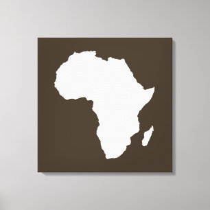 Impressão Em Tela África autóctone negra