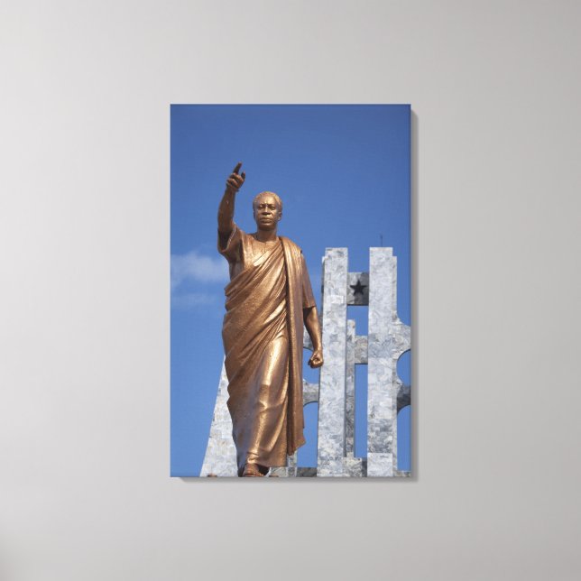 Impressão Em Tela África, Gana, Acra. Nkrumah Mausoleum, final (Frente)