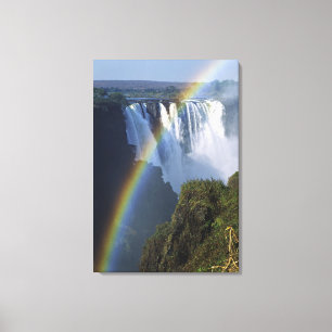 Impressão Em Tela África, Zimbábue, Cataratas Vitória