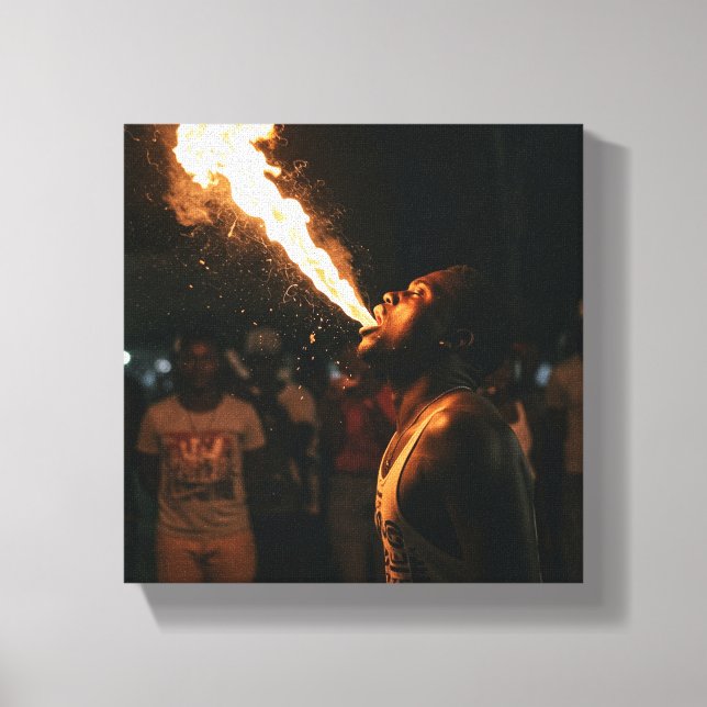 Impressão Em Tela African inspired art (Frente)