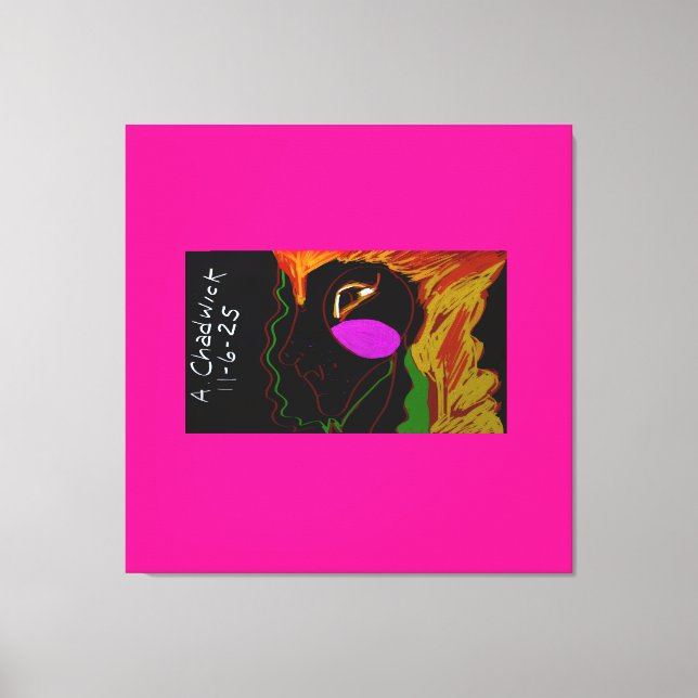 Impressão Em Tela African Phoenix Rising  (Frente)