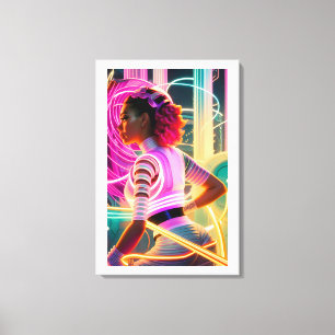 Impressão Em Tela Afrofuturismo Cinco