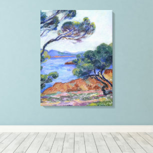 Impressão Em Tela Agay, pintura de paisagem por Armand Guillaumin