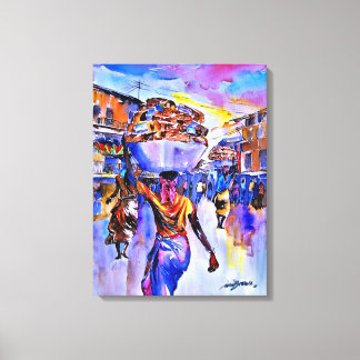 Impressão Em Tela Agege Bread de Ini Brown