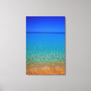 Impressão Em Tela Água azul, Ilhas Exuma, Bahamas.