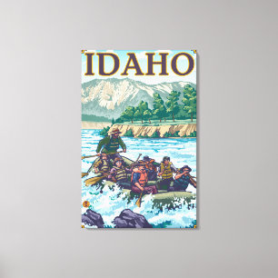 Impressão Em Tela Água branca que transporta - Idaho