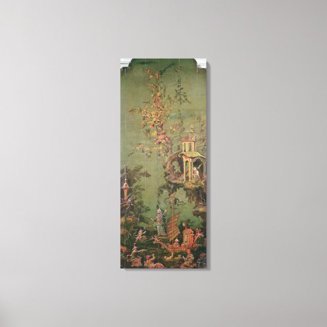 Impressão Em Tela Água, de uma série de painéis retratando (Frente)