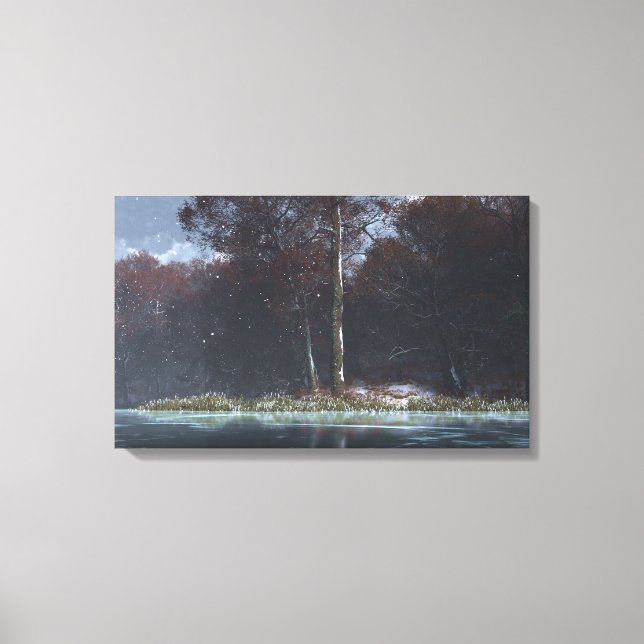 Impressão Em Tela Água destilada (inverno) (Frente)