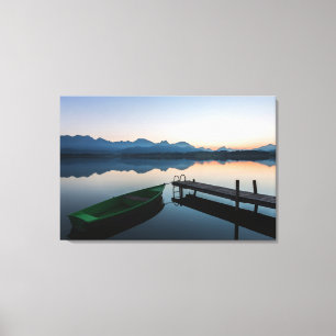 Impressão Em Tela Água   lago Hopfen Bavarian Alps Alemanha