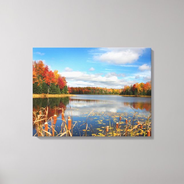 Impressão Em Tela Água | Mabel Lake Canada (Frente)