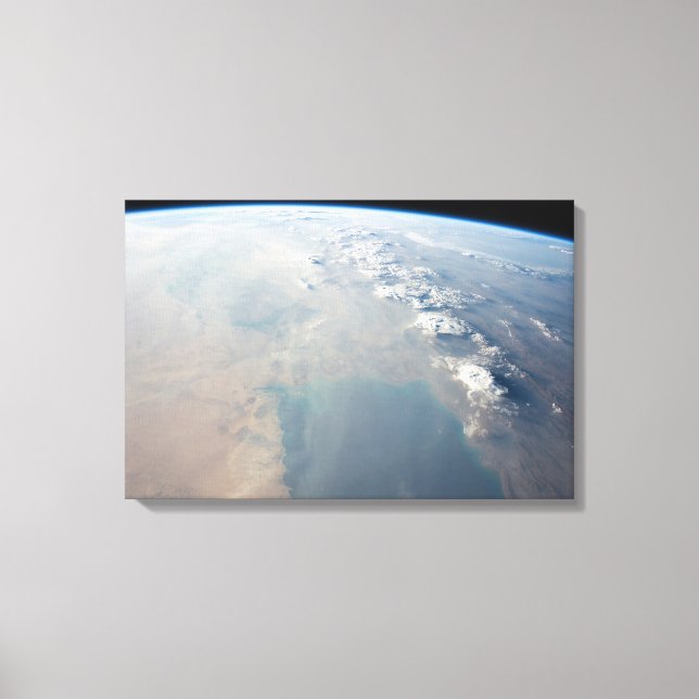 Impressão Em Tela Águas Azuis Tropicais Do Golfo Persa. 2 (Frente)