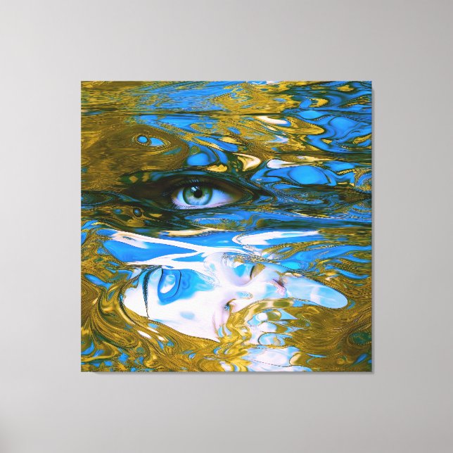 Impressão Em Tela Águas Místicas (Frente)