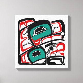 Impressão Em Tela Águia - Design da Linha de Formatação Noroeste do 