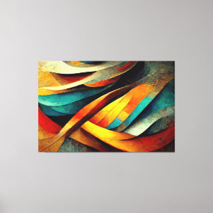 Impressão Em Tela AI Art Gallery™ - Arte de Abstrato AI: O Começo