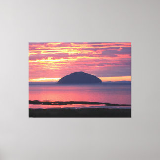 Impressão Em Tela Ailsa Craig Sunset