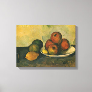 Impressão Em Tela "Ainda com as Maçãs" por Paul Cezanne