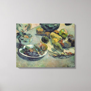 Impressão Em Tela Ainda vida com fruta, 1888