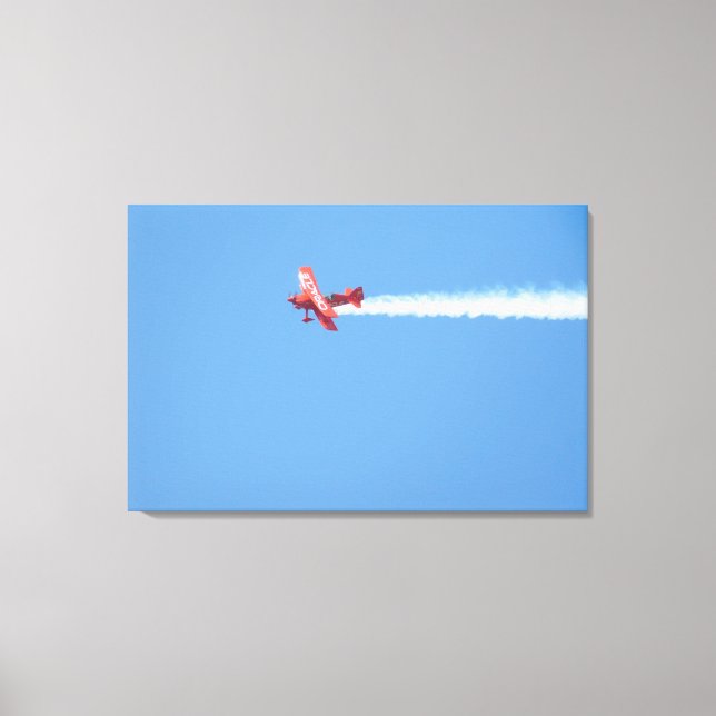 Impressão Em Tela Air Show Stunt Plane (Frente)