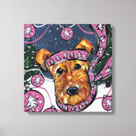 IMPRESSÃO EM TELA AIREDALE TERRIER