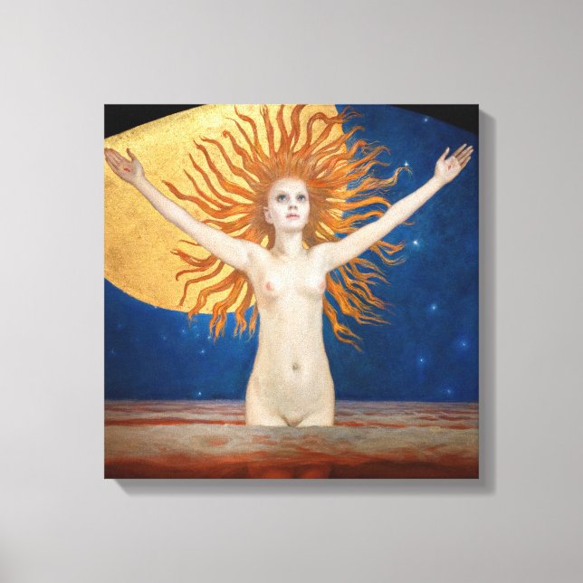 Impressão Em Tela Akseli Gallen-Kallela - Ad Astra (Frente)