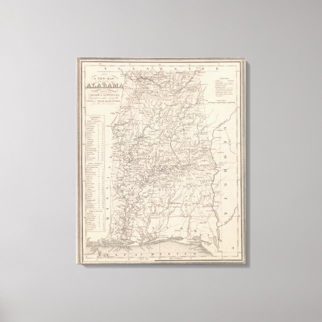 Impressão Em Tela Alabama 3 (Frente)
