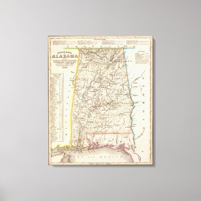 Impressão Em Tela Alabama 3 (Frente)